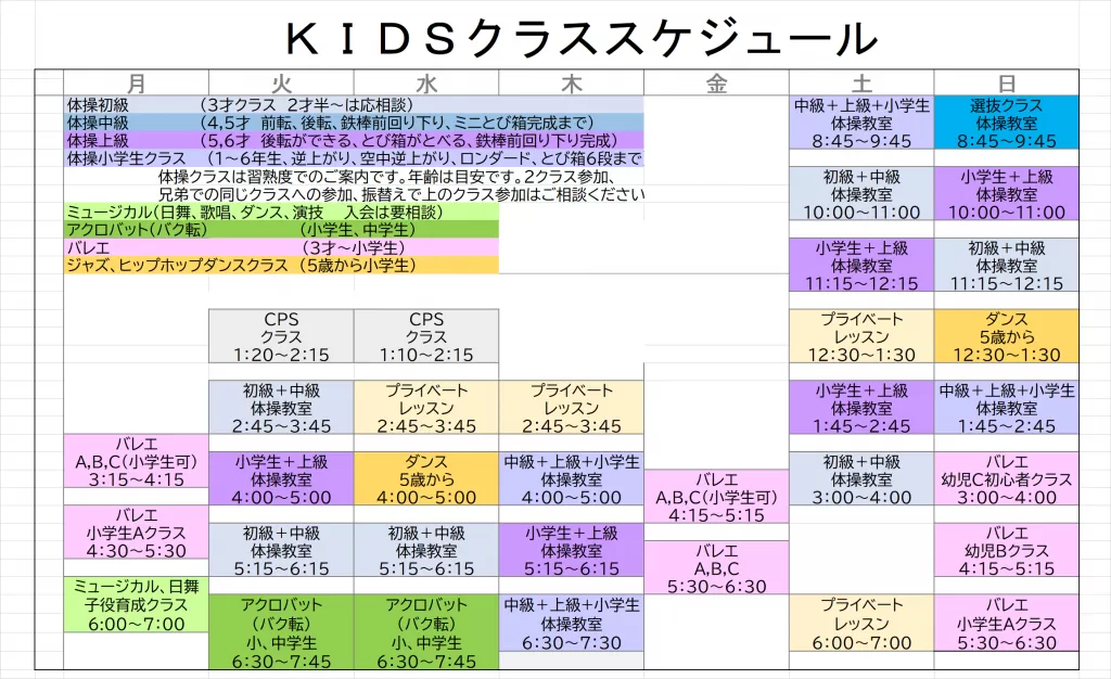 【KIDSクラス】